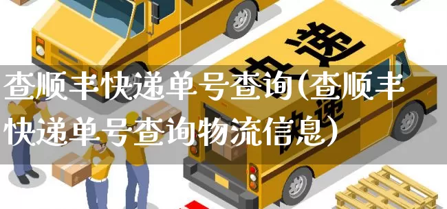 查顺丰快递单号查询(查顺丰快递单号查询物流信息)_https://www.senxinmaoyi.com_快递查询_第1张
