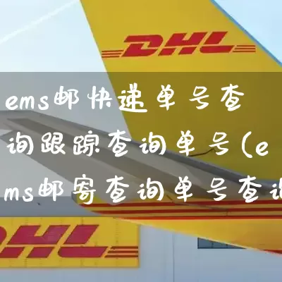 ems邮快递单号查询跟踪查询单号(ems邮寄查询单号查询)_https://www.senxinmaoyi.com_物流查询_第1张