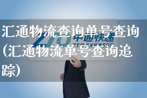 汇通物流查询单号查询(汇通物流单号查询追踪)_https://www.senxinmaoyi.com_邮政编码_第1张