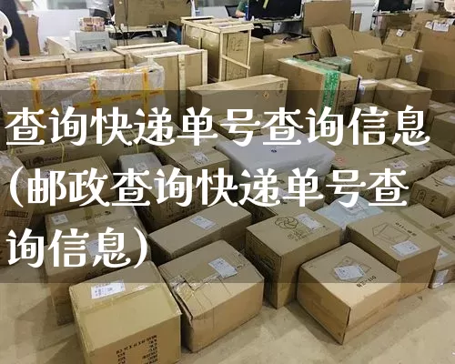 查询快递单号查询信息(邮政查询快递单号查询信息)_https://www.senxinmaoyi.com_邮政编码_第1张
