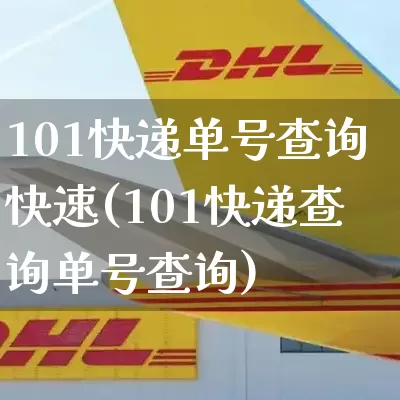 101快递单号查询快速(101快递查询单号查询)_https://www.senxinmaoyi.com_物流单号_第1张