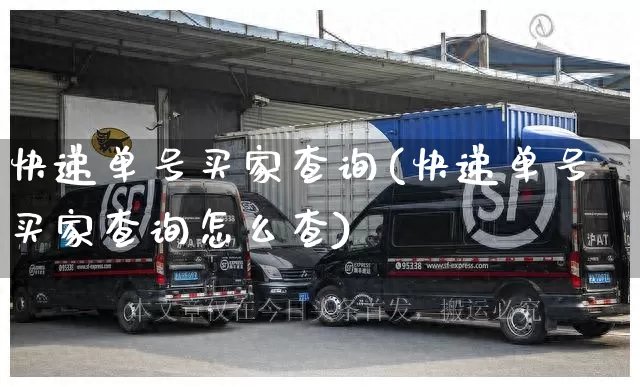 快递单号买家查询(快递单号买家查询怎么查)_https://www.senxinmaoyi.com_快递查询_第1张