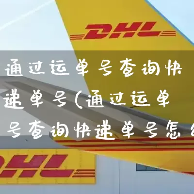 通过运单号查询快递单号(通过运单号查询快递单号怎么查)_https://www.senxinmaoyi.com_快递查询_第1张