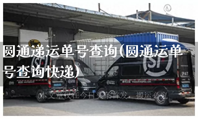 圆通递运单号查询(圆通运单号查询快递)_https://www.senxinmaoyi.com_物流单号_第1张