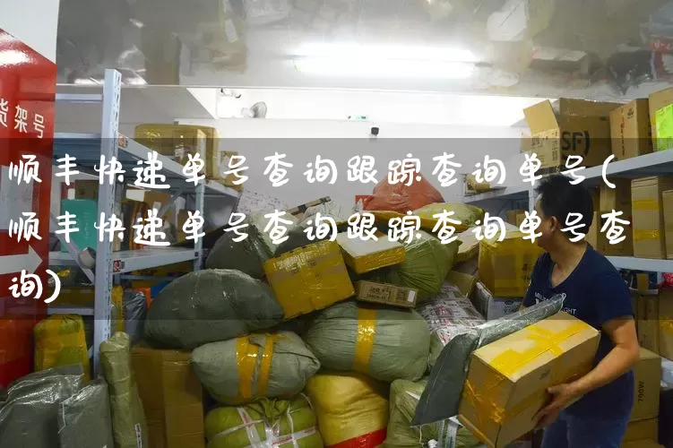 顺丰快递单号查询跟踪查询单号(顺丰快递单号查询跟踪查询单号查询)_https://www.senxinmaoyi.com_物流查询_第1张