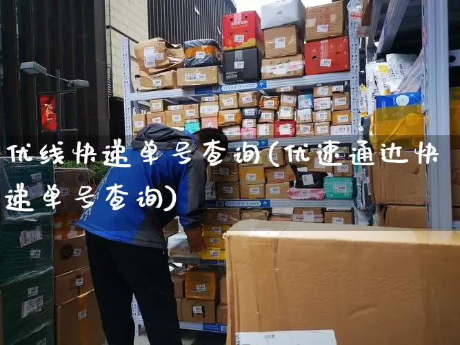 优线快递单号查询(优速通达快递单号查询)_https://www.senxinmaoyi.com_物流单号_第1张