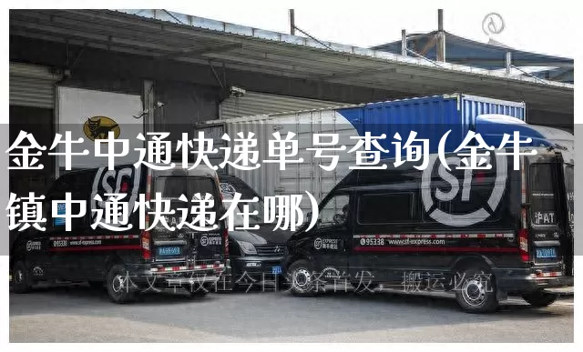 金牛中通快递单号查询(金牛镇中通快递在哪)_https://www.senxinmaoyi.com_物流单号_第1张
