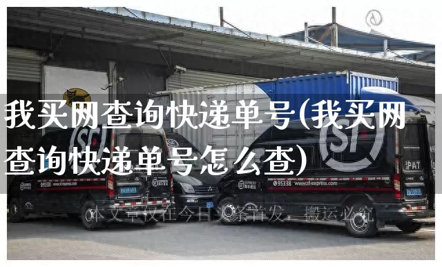 我买网查询快递单号(我买网查询快递单号怎么查)_https://www.senxinmaoyi.com_物流查询_第1张