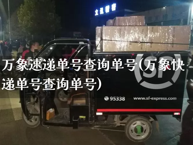 万象速递单号查询单号(万象快递单号查询单号)_https://www.senxinmaoyi.com_快递查询_第1张