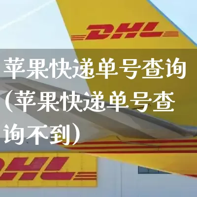 苹果快递单号查询(苹果快递单号查询不到)_https://www.senxinmaoyi.com_邮政编码_第1张