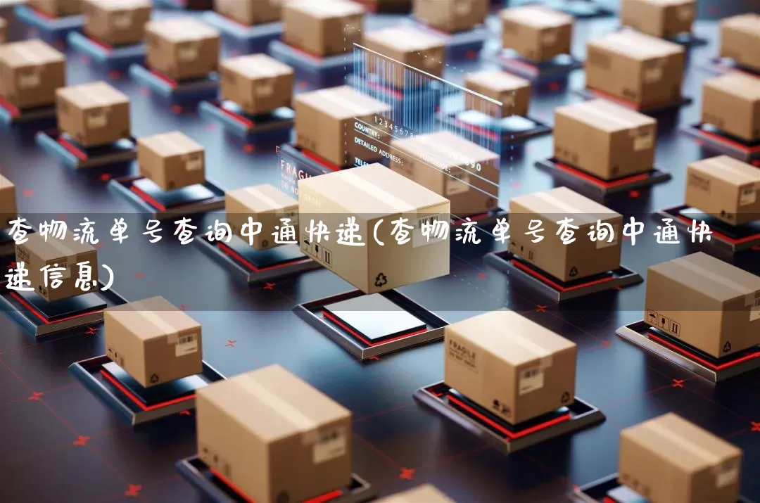 查物流单号查询中通快递(查物流单号查询中通快递信息)_https://www.senxinmaoyi.com_物流单号_第1张