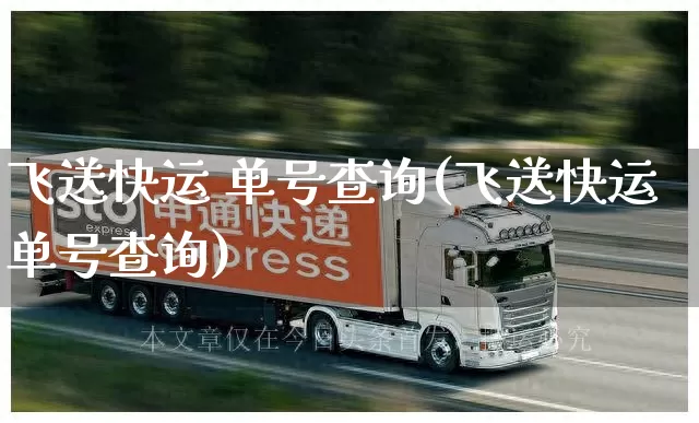 飞送快运 单号查询(飞送快运单号查询)_https://www.senxinmaoyi.com_物流单号_第1张