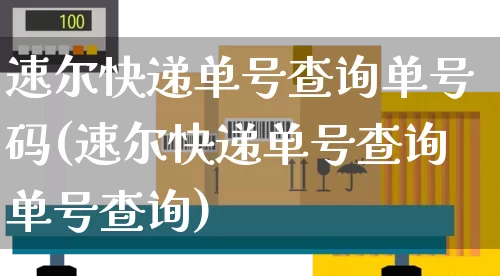 速尔快递单号查询单号码(速尔快递单号查询单号查询)_https://www.senxinmaoyi.com_物流单号_第1张