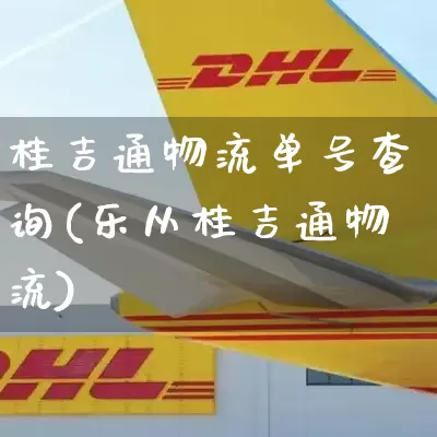 桂吉通物流单号查询(乐从桂吉通物流)_https://www.senxinmaoyi.com_物流单号_第1张