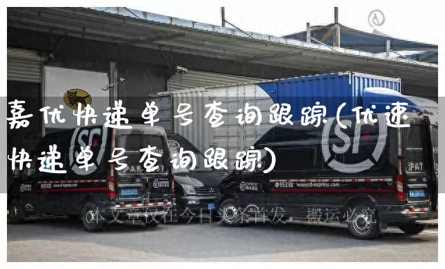 嘉优快递单号查询跟踪(优速快递单号查询跟踪)_https://www.senxinmaoyi.com_邮政编码_第1张