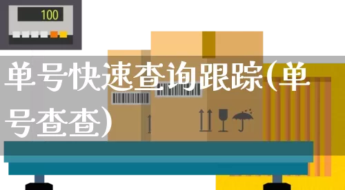 单号快速查询跟踪(单号查查)_https://www.senxinmaoyi.com_物流单号_第1张