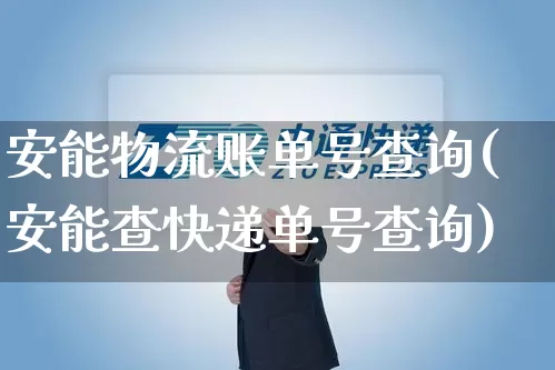 安能物流账单号查询(安能查快递单号查询)_https://www.senxinmaoyi.com_物流单号_第1张