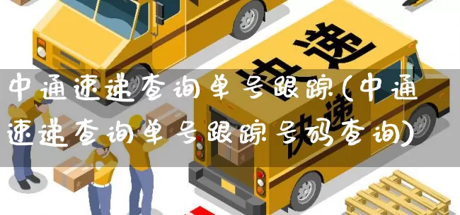 中通速递查询单号跟踪(中通速递查询单号跟踪号码查询)_https://www.senxinmaoyi.com_快递查询_第1张