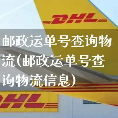 邮政运单号查询物流(邮政运单号查询物流信息)_https://www.senxinmaoyi.com_邮政编码_第1张