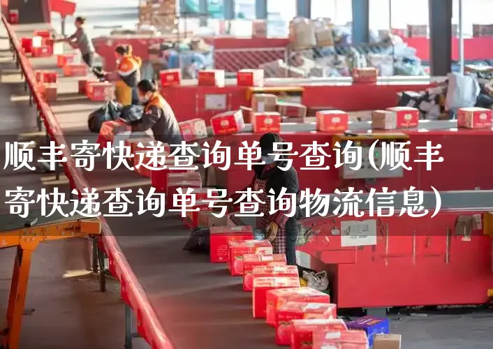 顺丰寄快递查询单号查询(顺丰寄快递查询单号查询物流信息)_https://www.senxinmaoyi.com_物流单号_第1张
