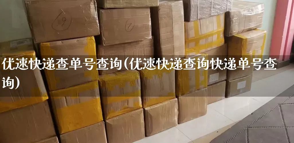 优速快递查单号查询(优速快递查询快递单号查询)_https://www.senxinmaoyi.com_物流单号_第1张