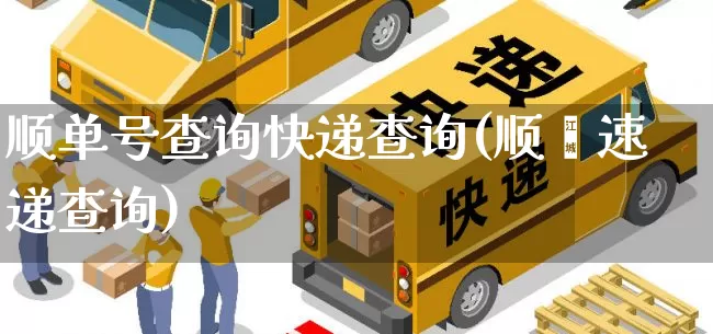 顺单号查询快递查询(顺丯速递查询)_https://www.senxinmaoyi.com_物流查询_第1张